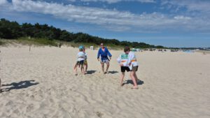 Uchi Komi am Strand